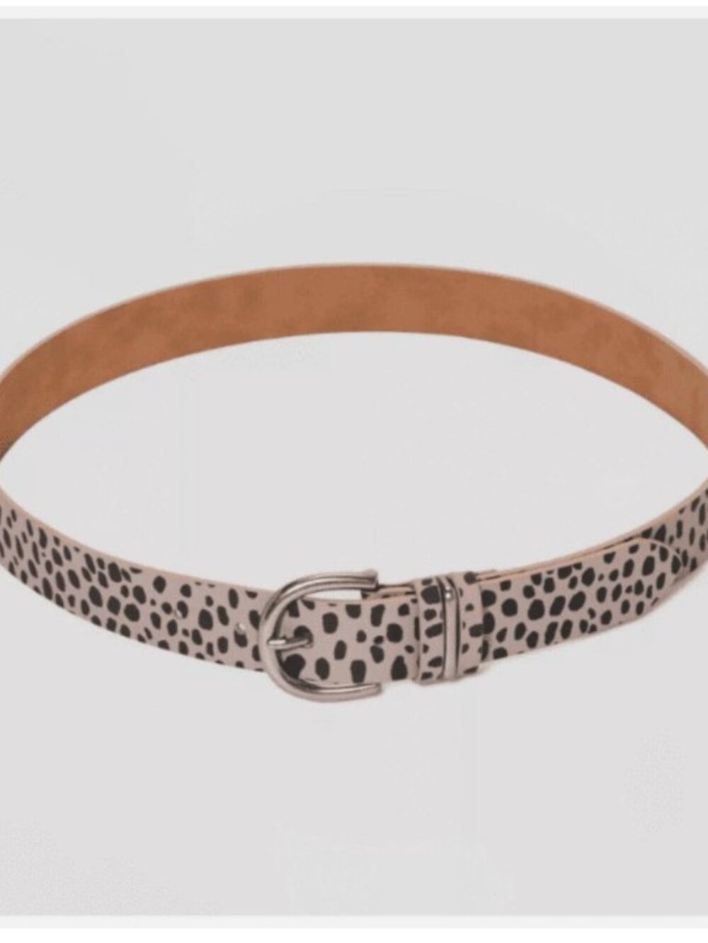 Women's Leopard Spot Oval Center Bar Belt by Universal Thread